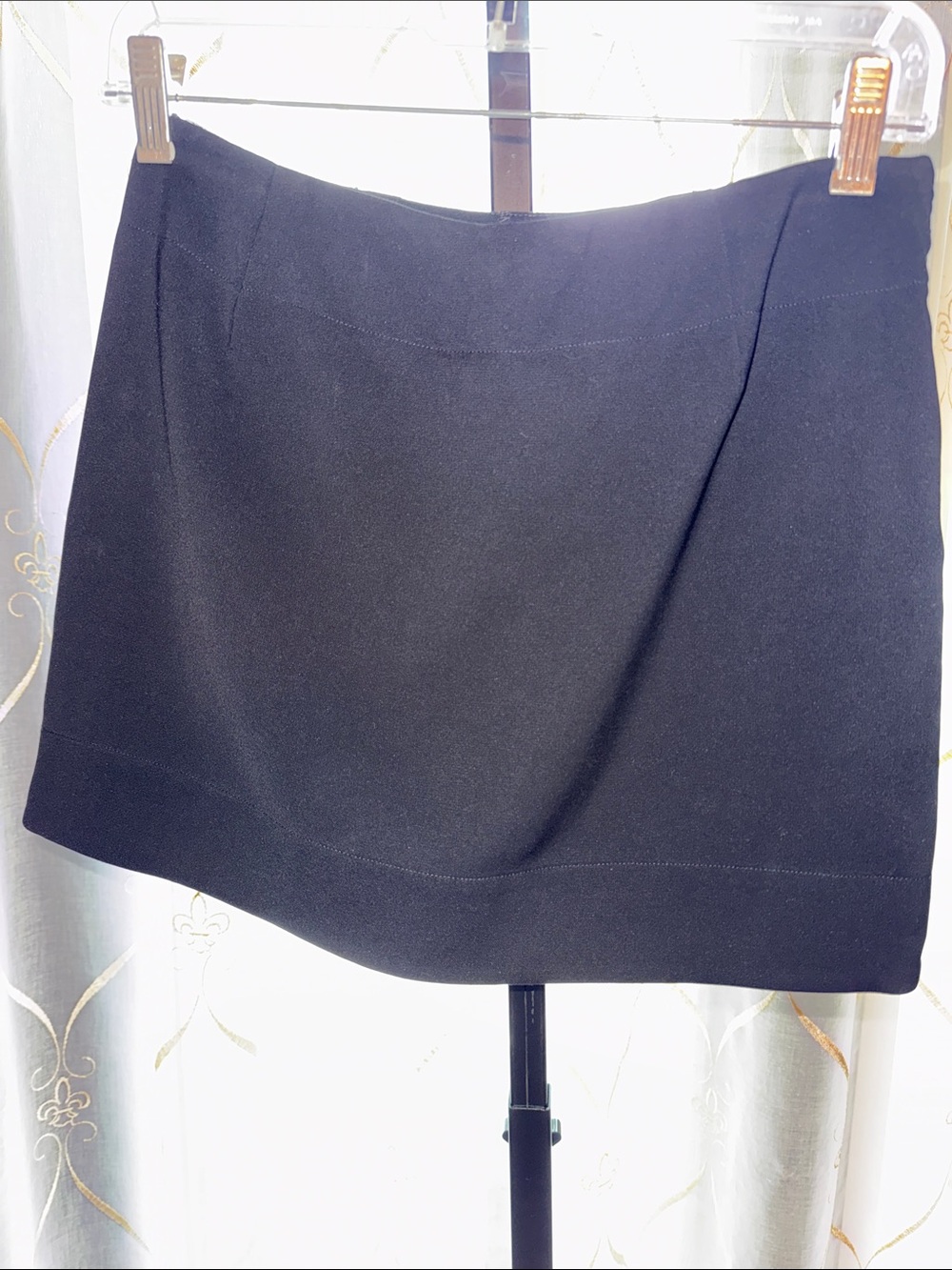 Classic Black A-Line Mini Skirt
